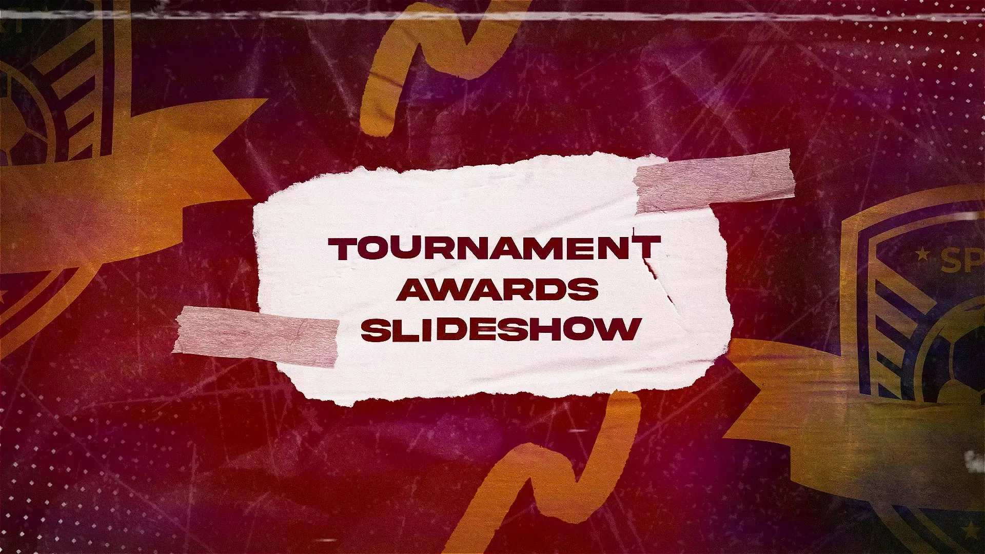 Grunge Sports Tournament Award Slideshow